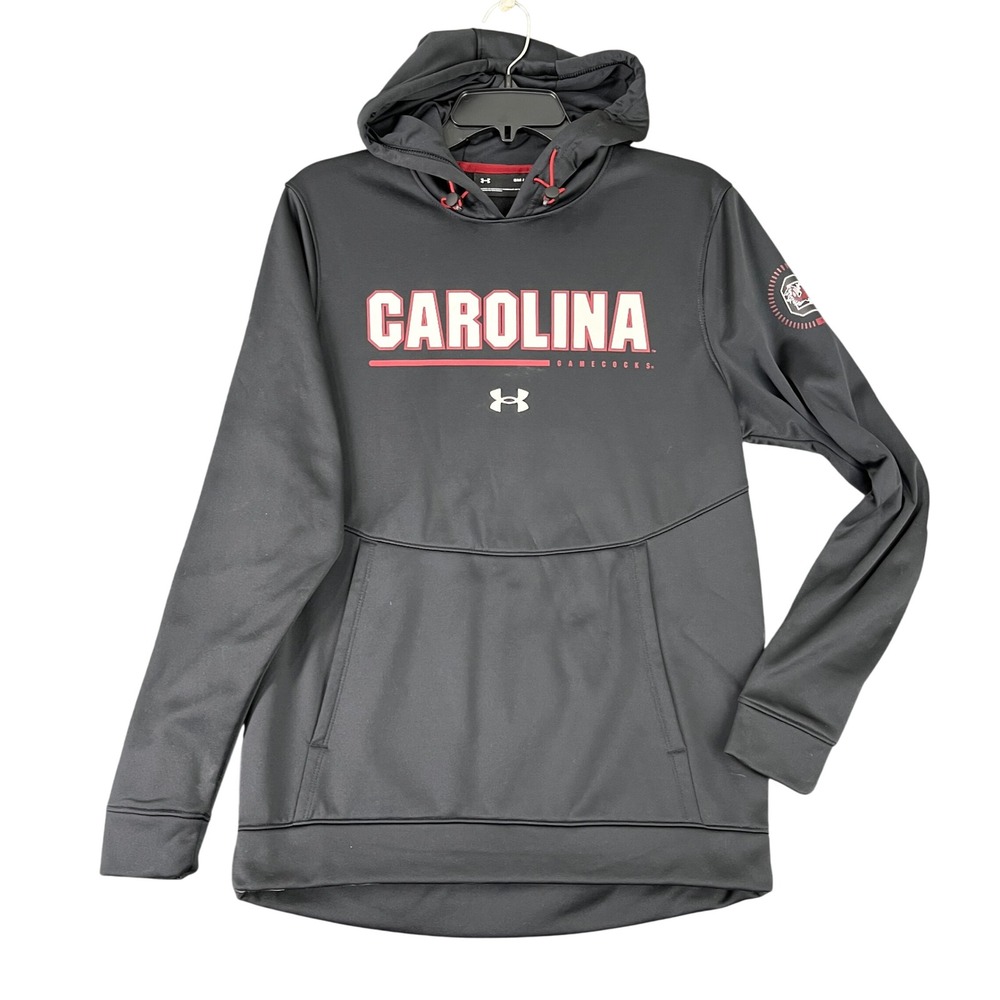 Under Armour South Carolina Gamecocks Hoodie Mens Small Black Carolina Fleece